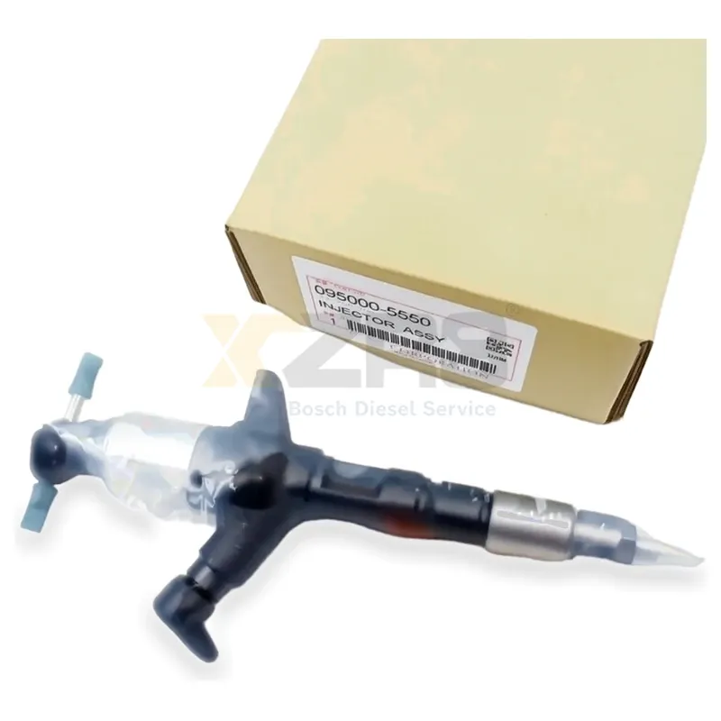 Denso 095000-5550 Common Rail Injector Assembly (Hyundai 33800-45700 / Nozzle DLLA150P866 / Control Valve 095000-5511) - Thumbnail 4