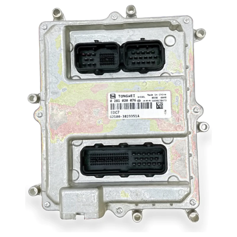 Bosch Original EDC7UC31 Engine Control Unit ECU 0281020076 (G2100-3823351A) for Yuchai YC4E/YC6J Weichai and other engines