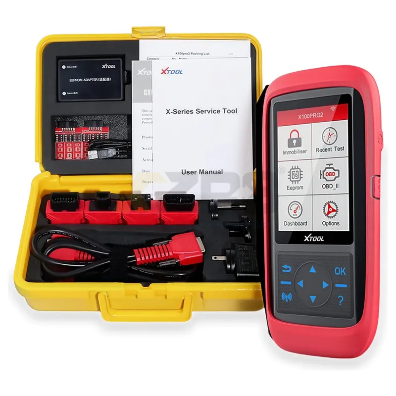 مبرمج مفاتيح آلي XTOOL X100 Pro2 مع مبرمج EEPROM أداة التشخيص OBD2 تصحيح المسافة - Image 2