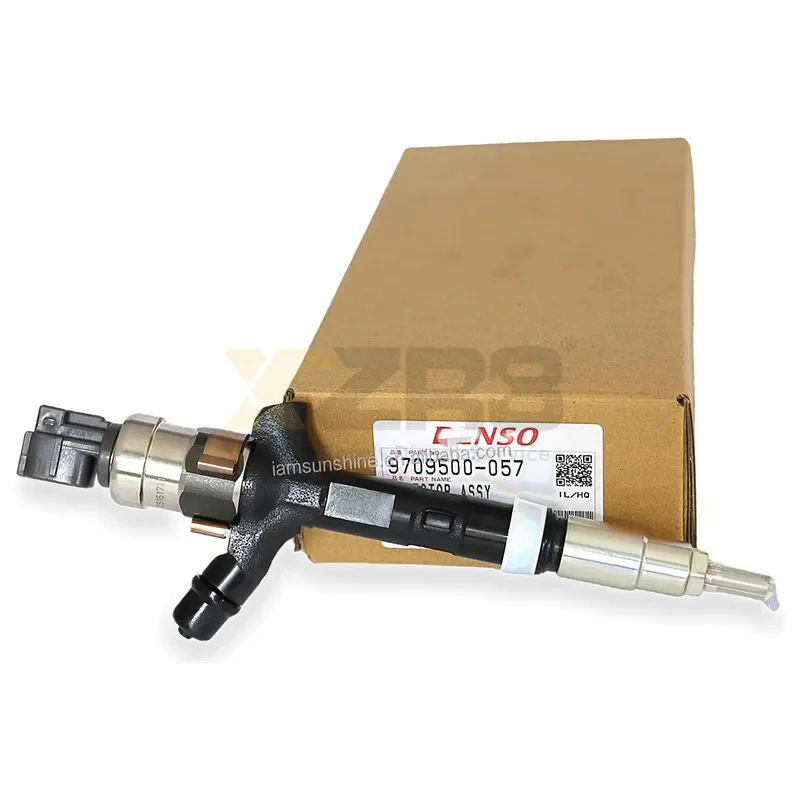 Inyector de combustible de common rail Denso 095000-0570 - Compatible con Toyota 1CD-FTV 23670-27030 - Thumbnail 2