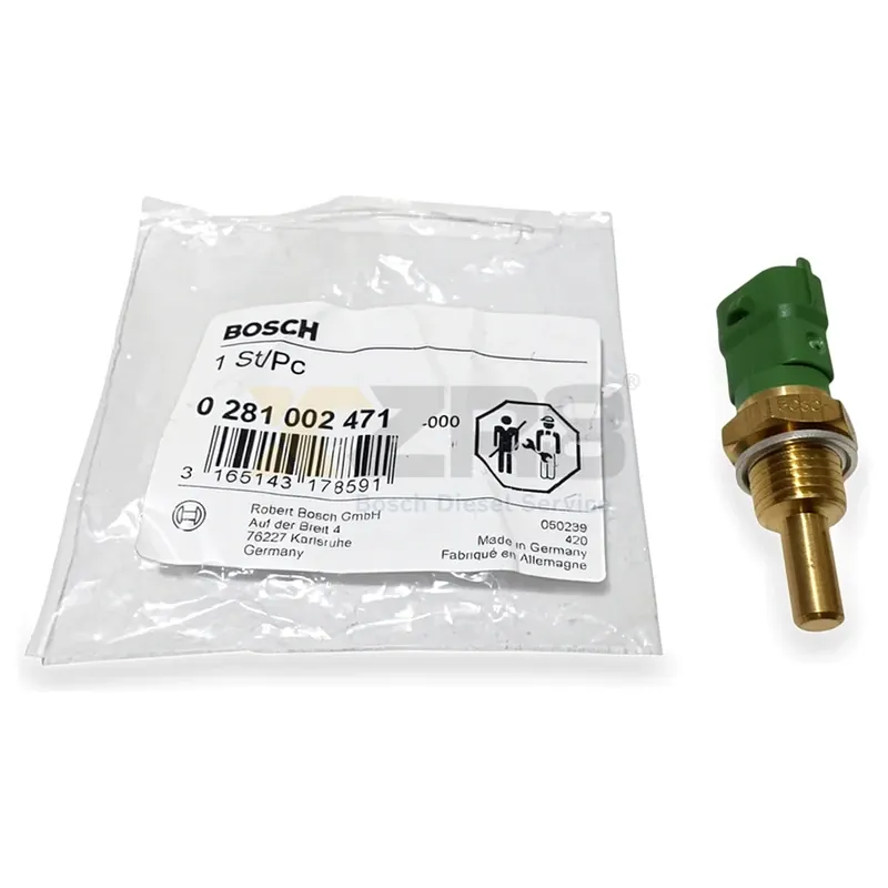 بوش BOSCH 0281002471 سنسور درجة حرارة سائل التبريد لمحرك - سنسور درجة حرارة الماء - متوافق مع كومينز - Image 2