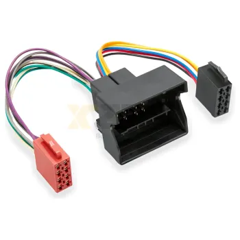 Volkswagen Skoda Audi 12-125 ISO Radio Adapter Harness Connector Wire Insulation Sleeve Cable Plug