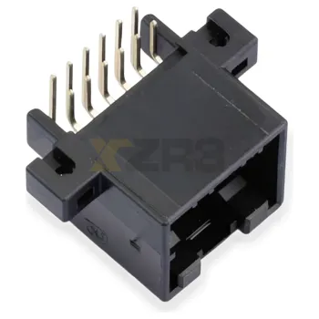 TE Connectivity 174051-2 MULTILOCK 040 Série Conector Macho da Caixa 12 Vias Placa de Enchufe Retangular 2.5mm Espaçamento Niquelado Totalmente Isolado Conector Automotivo