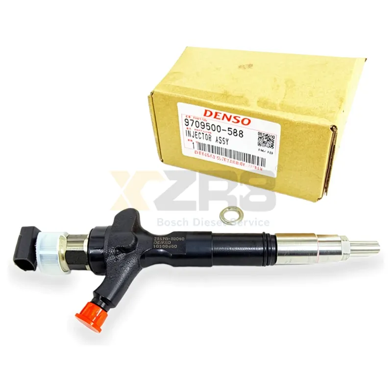 Injetor de rail comum DENSO 095000-5880 para motor Toyota 2KD-FTV - Thumbnail 4
