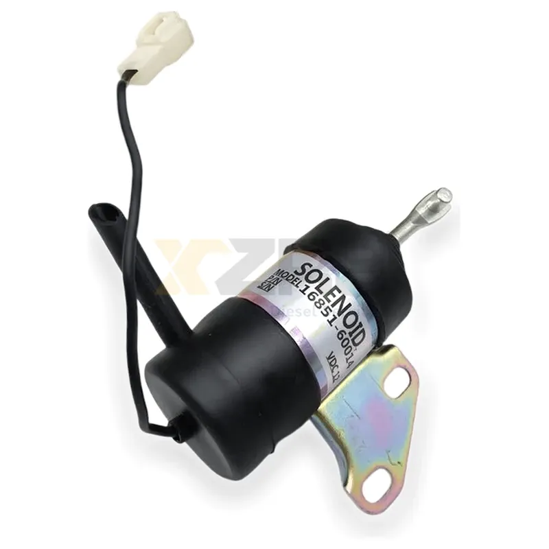 Conjunto de solenoide de parada de combustible Kubota 16851-60014 - Image 3