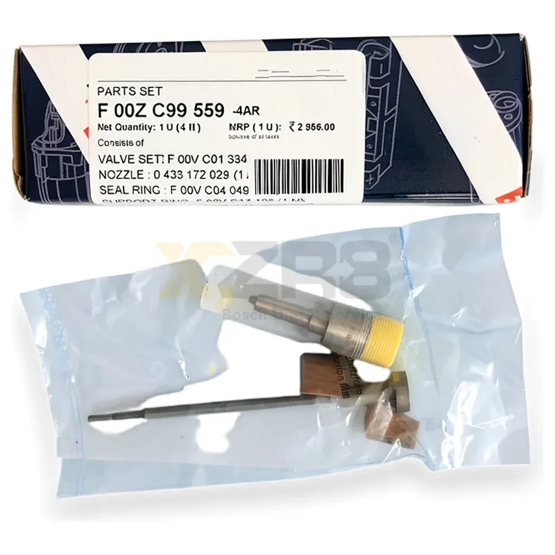 مجموعة إصلاح مضخة الحقن العالية الضغط Bosch F00ZC99559 (تشمل مجموعة الأنابيب F00VC01334، أنبوب الحقن 0433172029) - Image 2