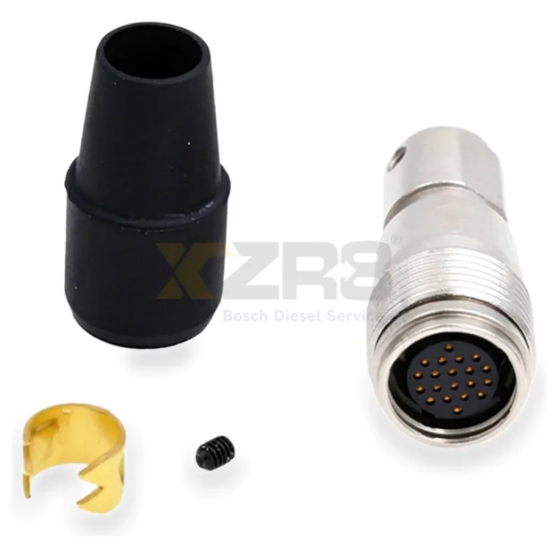 Hirose HR25A-9P-20P Micro Push-Pull Circular Connector 20 Pin Male Plug Socket - Thumbnail 2