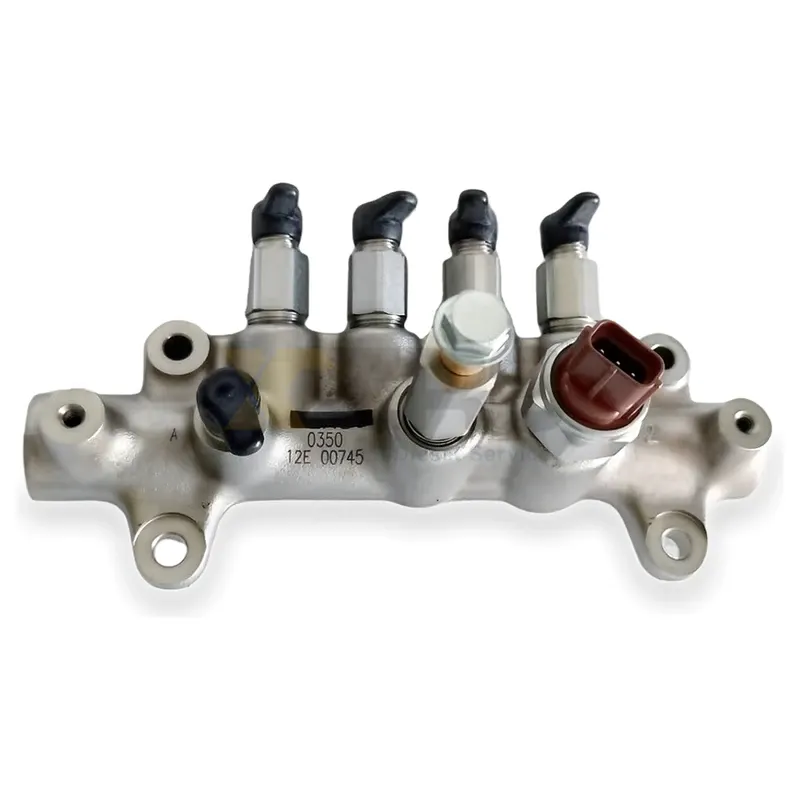 Denso 8-97306063-0 Tubo de bico comum de alta pressão 095440-0350Compatível com o motor Isuzu 4HK1 Escavadeira Hitachi - Thumbnail 1