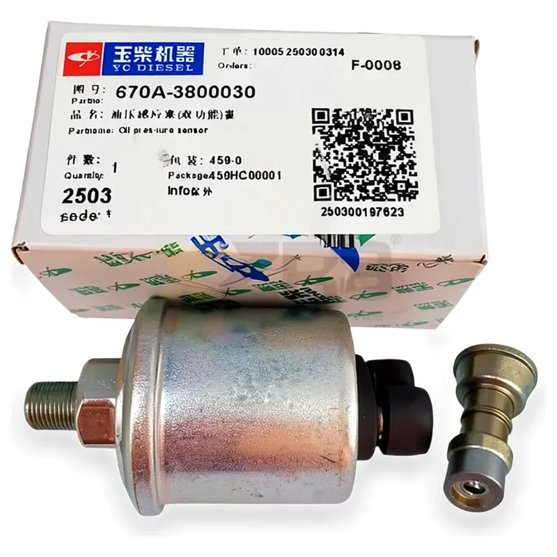 Yuchai Machine B3402-3800030 Engine Oil Pressure Sensor Oil Sensor - Thumbnail 2