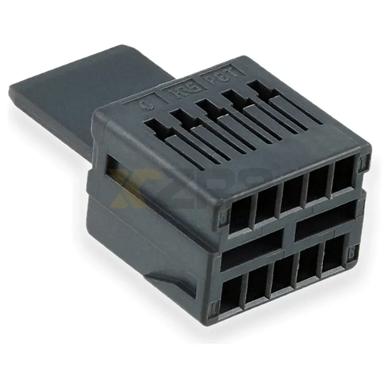 Hirose/Guangse GT17V-8DP-DS Automotive Grade LAN Connector 8 Pin Socket Through Hole Right Angle - Image 1