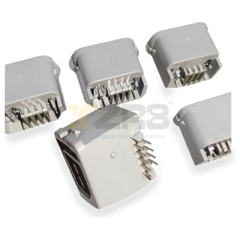 Hirose/Guangse GT17V-8DP-DS Automotive Grade LAN Connector 8 Pin Socket Through Hole Right Angle - Thumbnail 2