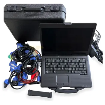 Panasonic Toughbook CF-52 Laptop + CAT ET3 Communication Adapter III Heavy Duty Truck Diagnostic Tool Kit