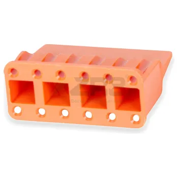 Deutsch WM-12S DTM Series 12-Pin Plug Amarelo Wedgelock