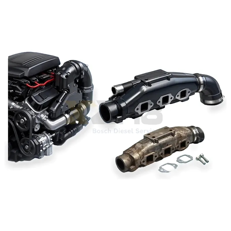 Yuchai Engine Exhaust Manifold B3000-1008203 Turbocharger After Exhaust Manifold Original Genuine - Image 2