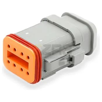 TE Connectivity 德驰 DT04-8P 8芯防水连接器 插座