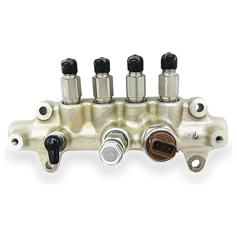 Conjunto de Bico de Injeção de Combustível de Baja Pressão Denso 8-97306063-2 para Motor Isuzu 4HK1 6HK1 Escavadeira Hitachi - Thumbnail 1