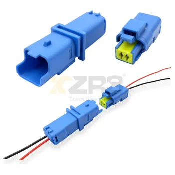 Aptiv(原德尔福)211PL022S6049 2路公头汽车连接器护套 蓝色 1.5mm端子 SICMA系列