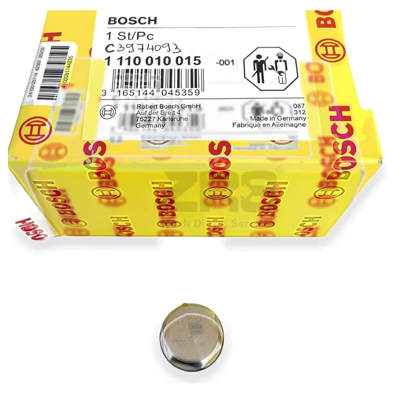 Válvula de limitación de presión de riel común Bosch BOSCH 1110010015 para motor Cummins ISDE - Thumbnail 2