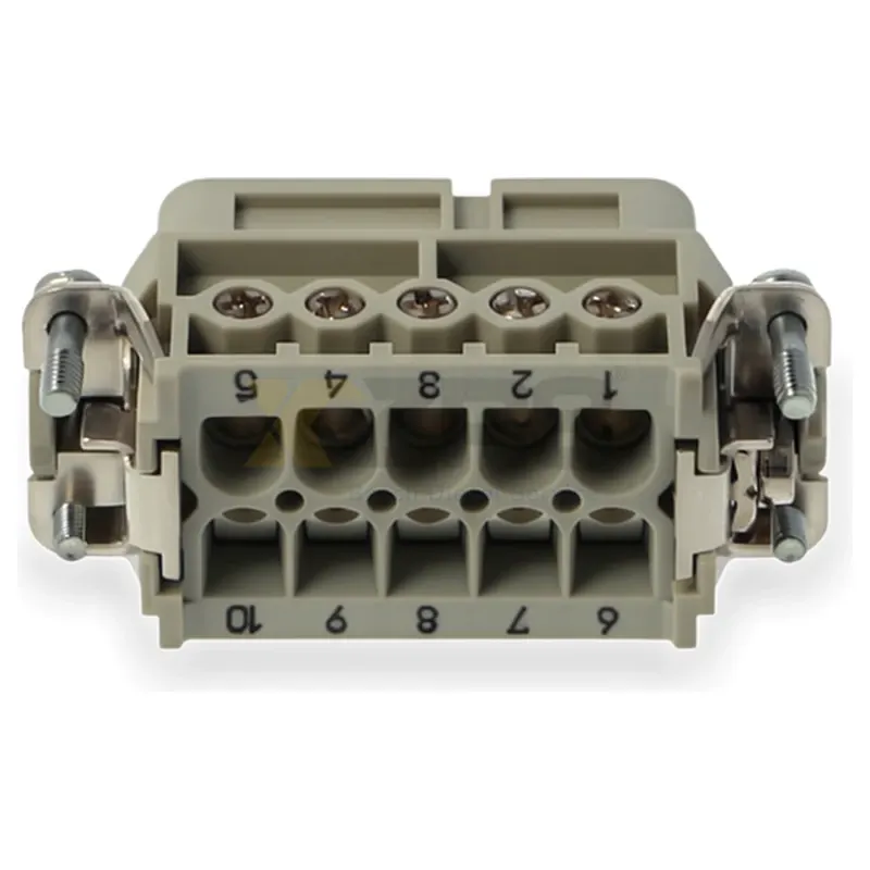 HARTING 09200102812 Han A 10-core + PE Female Connector Heavy Duty Connector Screw Terminal - Image 4