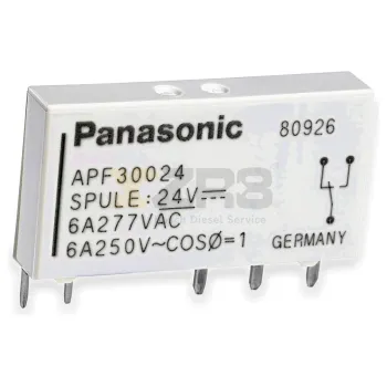 Relé universal de potência Panasonic PANASONIC APF30324 SPDT 24VDC 6A Montagem por furo