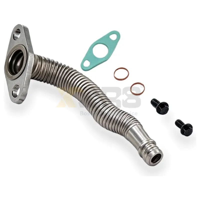Yuchai Engine Turbocharger Return Oil Tube Welding Part M3400-1118340C - Thumbnail 2