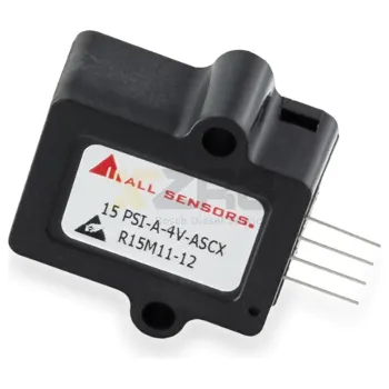 Sensor de Presión de Montaje en Placa All Sensors 15PSI-A-4V-ASCX - Presión Absoluta 0-15psi Salida 4.5V SIP-4