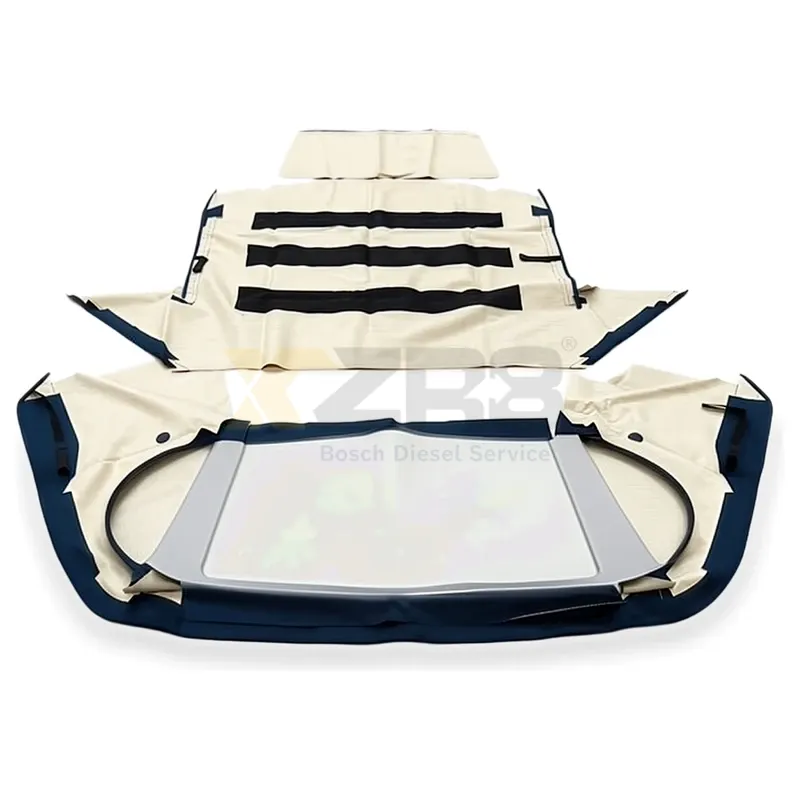 Aftermarket 0129-BLUE-GERMAN Convertible Soft Top Assembly - Image 1