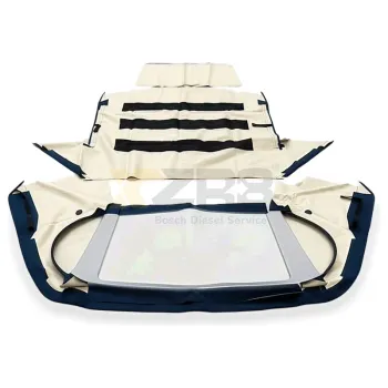 Aftermarket 0129-BLUE-GERMAN Convertible Soft Top Assembly