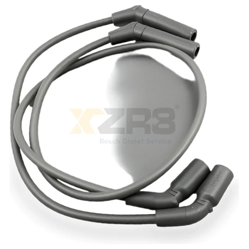 Conjunto de cables de bujía de silicona roja de 10 mm Ton's Performance TONS-0915FLH - Thumbnail 1