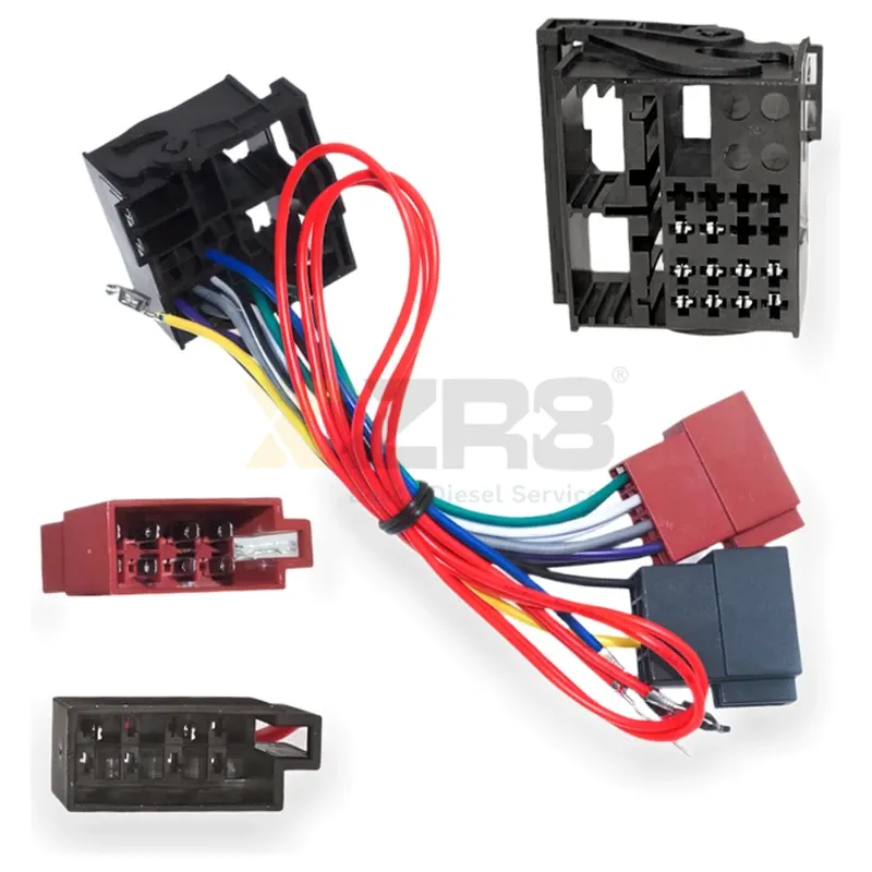 Adaptador de cableado radio estándar ISO 12-125 CARAV para Volkswagen 2002+ Audi Skoda Seat - Thumbnail 2