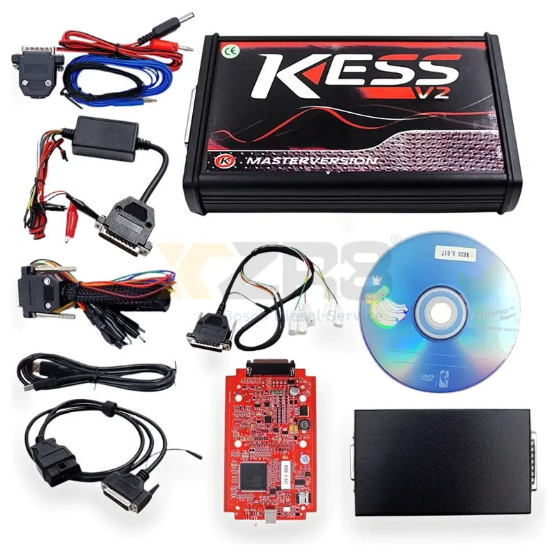 أداة برمجة ECU KESS V2 V5.017 OBD2 - لوحة PCB حمراء، بدون حدود التokens، تدعم السيارات، الشاحنات، الجرارات الزراعية - Image 5