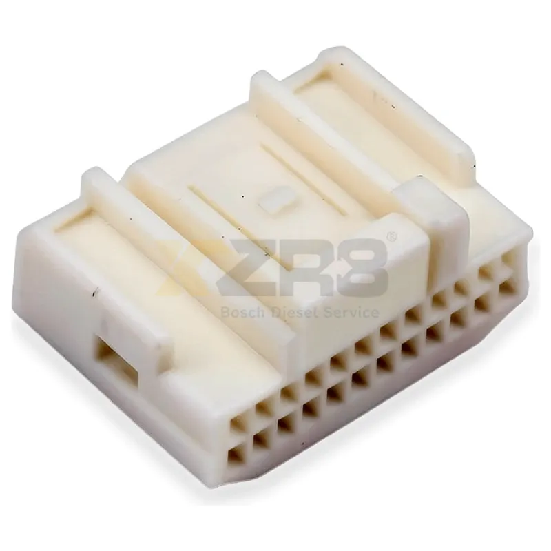 KET MG654102 24-Pin Automotive Connector Boot 025 Series Unsealed White PBT - Image 1
