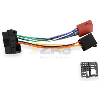 Renault 12-127 ISO Radio Adapter Cable Connector for Models with Quadlock After 2009