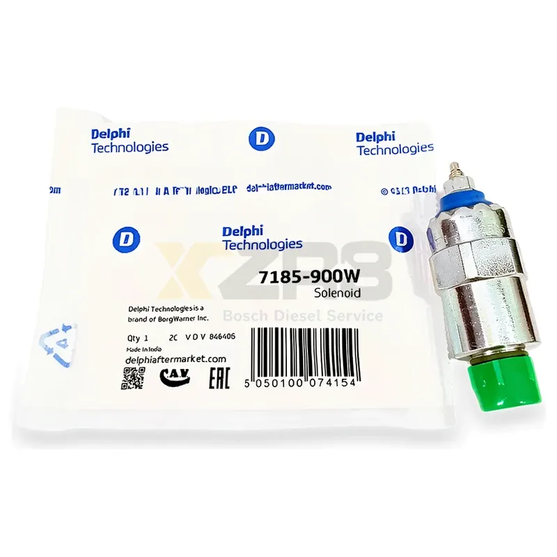 Válvula solenoide de corte de combustible 7185-900W 12V de Delphi para Perkins/John Deere/New Holland - Image 2
