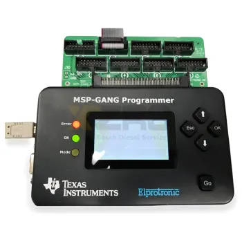 Programador MSP-GANG de Texas Instruments, para microcontroladores MSP430/MSP432, admite la programación simultánea de 8 dispositivos