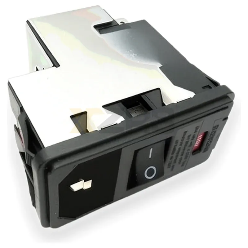 TE Connectivity Corcom PS0SXSS3A Power Input Module IEC 320-C14 3A With Fuse Holder Shielded Switch - Thumbnail 3