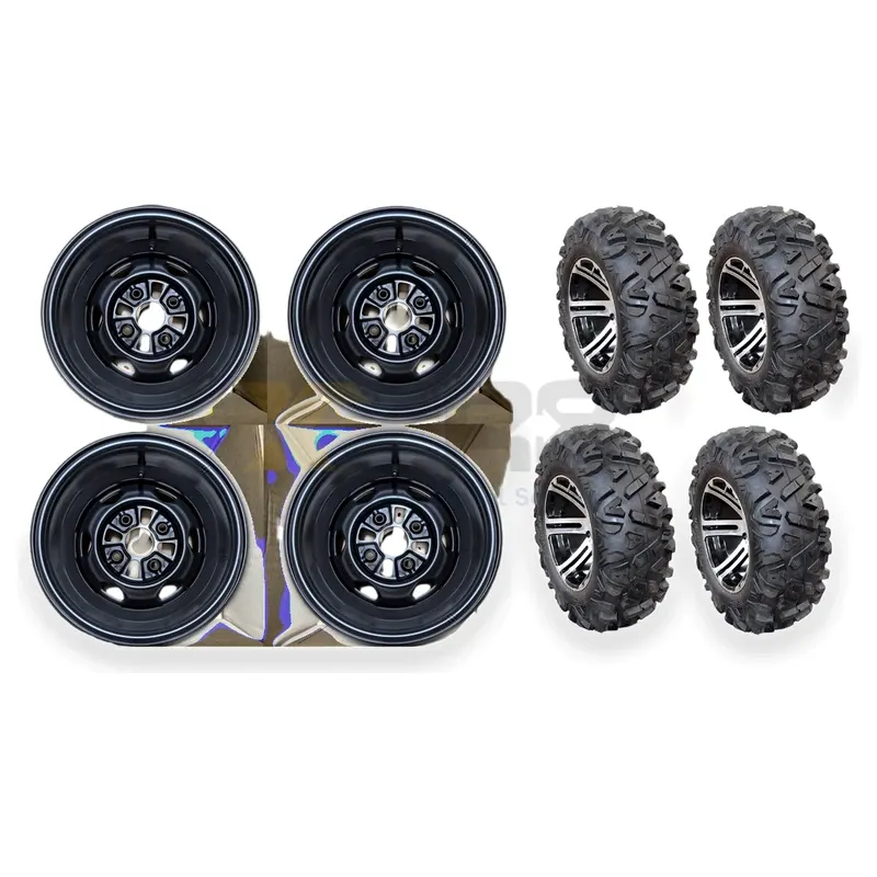 Aftermarket 12x6 4-Hole Wheel Rim Assembly - Image 2