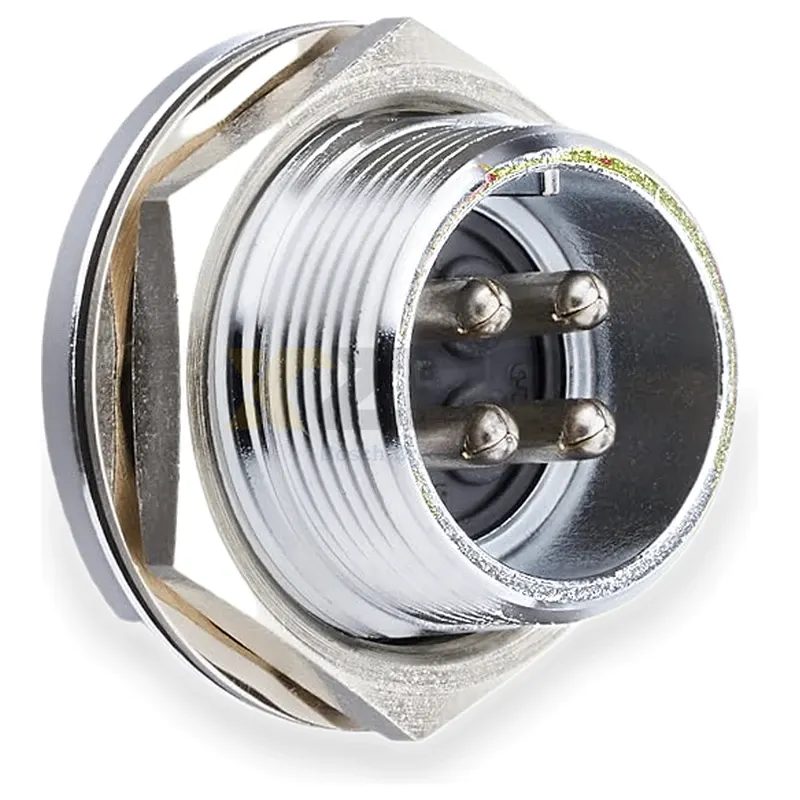 Hirose RM15WTRZA-12S(71) Round Waterproof Connector 12P Socket Panel Mounting Cup Type - Thumbnail 3
