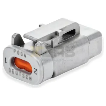 Deutz Deutsch DTM06-2S Connecteur 2 noyaux de la série DTM Gris