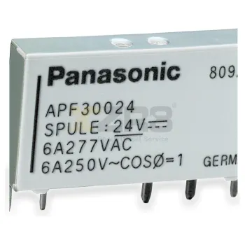 Relé universal Panasonic APF10212 bobina 12V 6A contato SPST-NO importação original