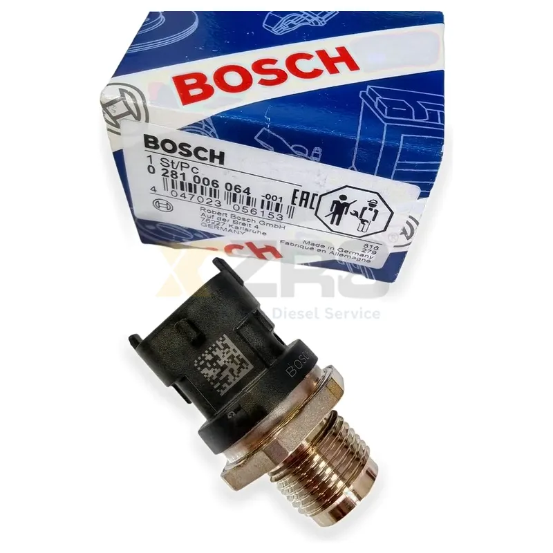 Bosch 0281006064 Давлениесенсор топливной магистрали - Высокое давление для Ford Land Rover Peugeot Citroën - Thumbnail 4