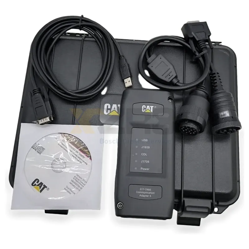 Kit d'adaptateur de communication Caterpillar CAT 317-7485 ET3 III pour outil de diagnostic de matériel lourd - Thumbnail 6