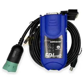 John Deere EDL V2 Diagnostic Tool - Electronic Data Link Compatible with Service ADVISOR Software for Agricultural, Construction, and Forestry Diagnostics