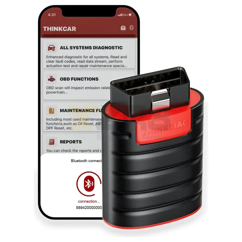 THINKCAR ThinkDiag أداة التشخيص OBD2 بلوتوث - أداة مسح ثنائي الاتجاه لكل نظام - Image 1