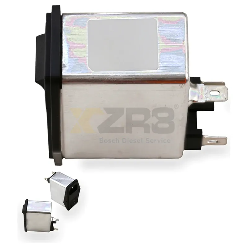 Schaffner FN284B-10-06 Compact Filter Power Input Module 10A 250VAC IEC C14 with Switch Fuse - Image 4