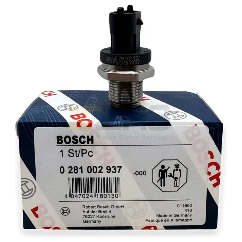 Sensor de presión de riel común Bosch 0281002937 Sensor de presión de riel de combustible - Image 2