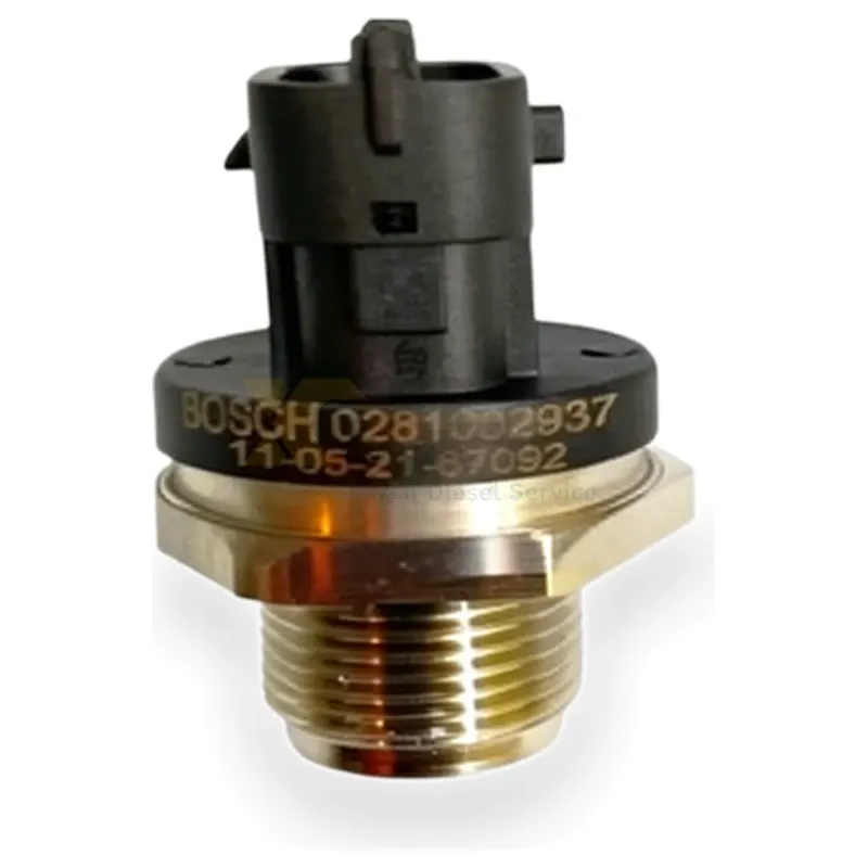 Sensor de presión de riel común Bosch 0281002937 Sensor de presión de riel de combustible - Image 4