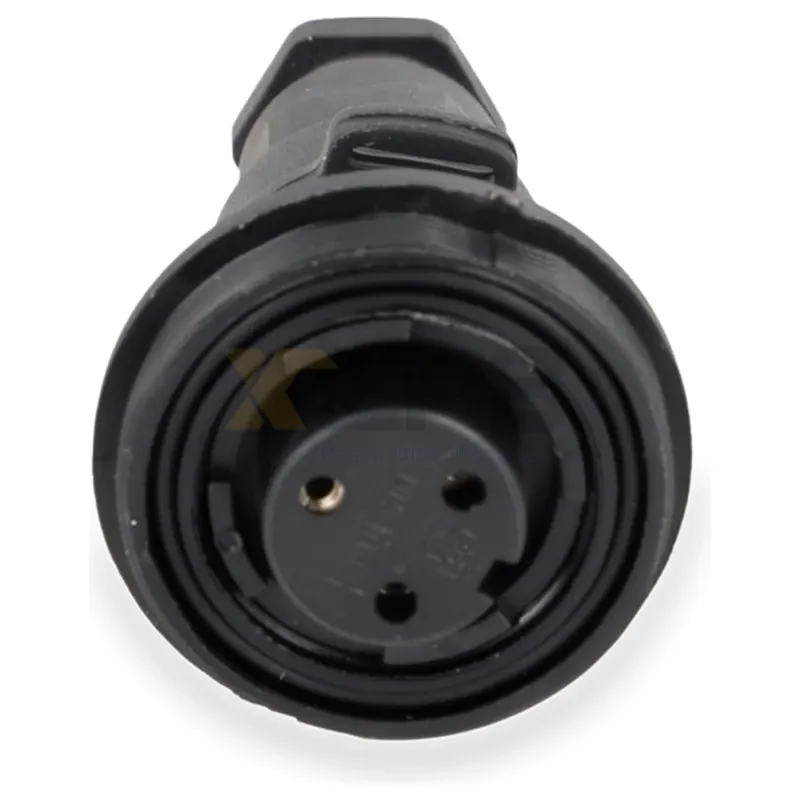 Bulgin PX0732/S Standard Buccaneer Series Circular Connector 3-core Threaded Plug 12A 250V IP68 - Thumbnail 3
