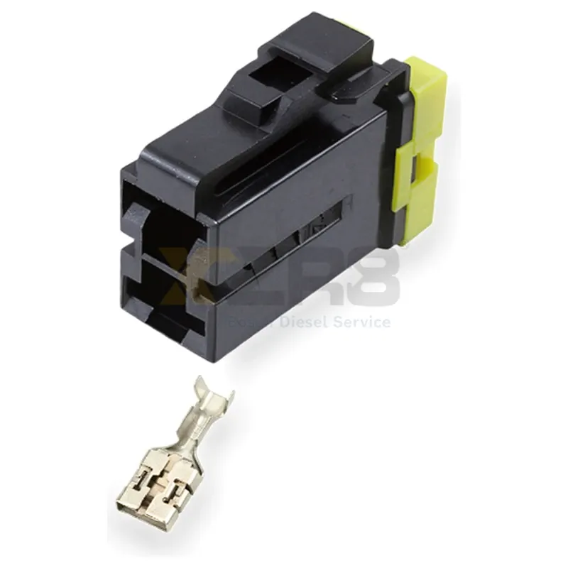 KET MG620558 375 Series 2-Pin Automotive Unsealed Shell Connector, Wire-to-Wire, Spacing 12.4mm - Thumbnail 3